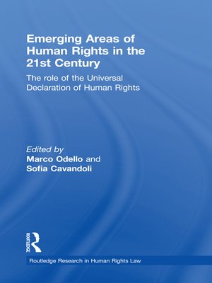 cover image of Emerging Areas of Human Rights in the 21st Century